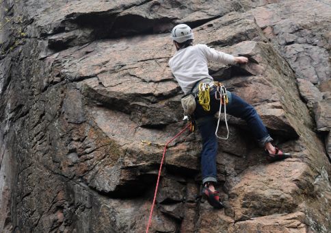 Daniel Moore leading a 5.9