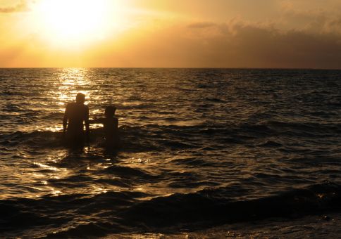 37) Skinny dip in the sea