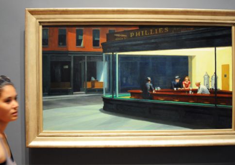 Edward Hopper's "Nighthawks" 